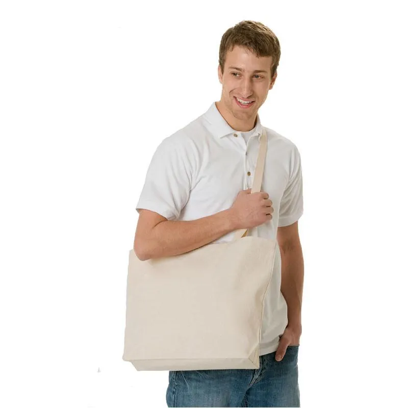 Large Canvas Value Messenger Tote Bags - MB220