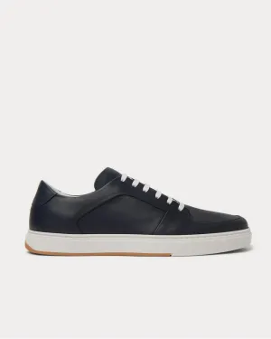 Leather  Navy low top sneakers