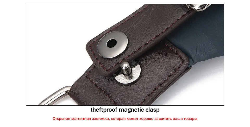 Luxury Leather Sling Bag - 5 Colors