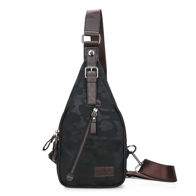 Luxury Leather Sling Bag - 5 Colors