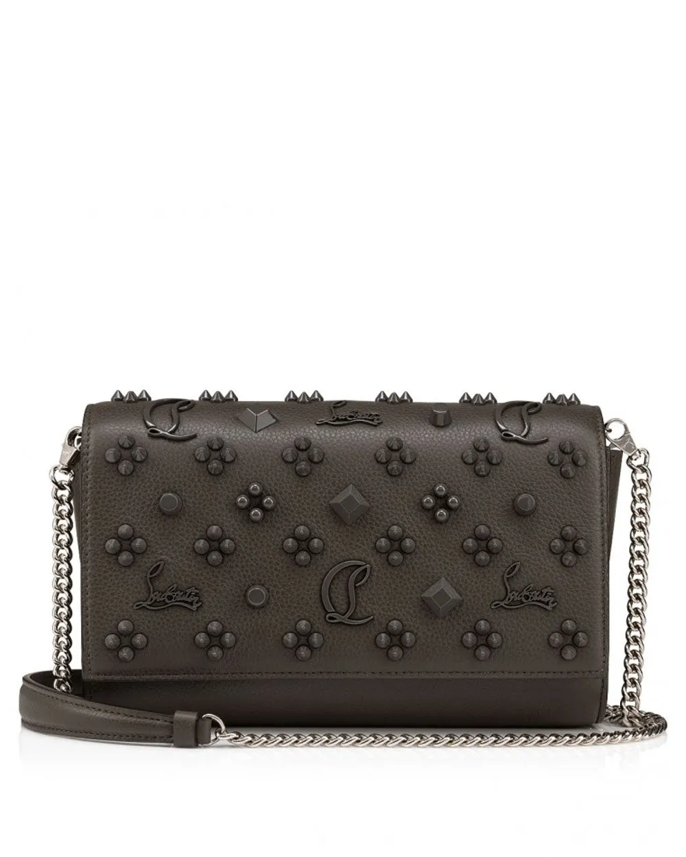 Paloma Clutch in Charcoal