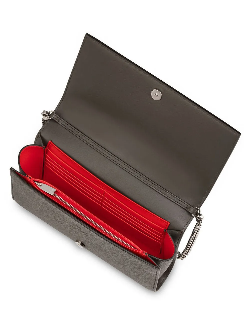 Paloma Clutch in Charcoal