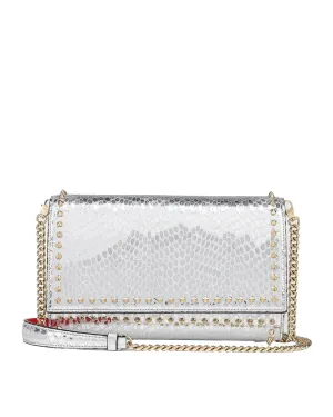 Paloma Metallic Clutch in Silver and Gold