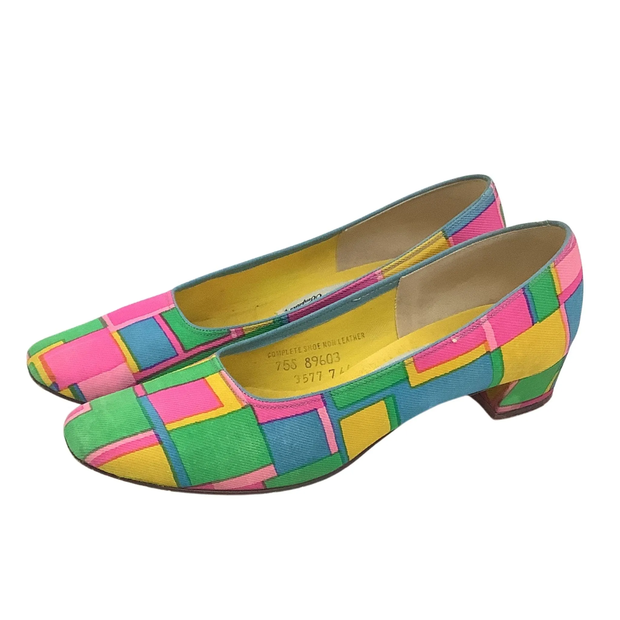 Realities Color Block Heels