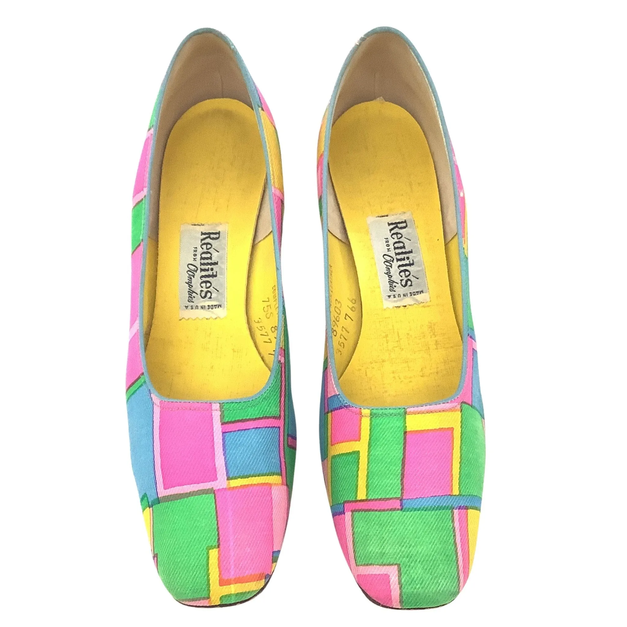 Realities Color Block Heels