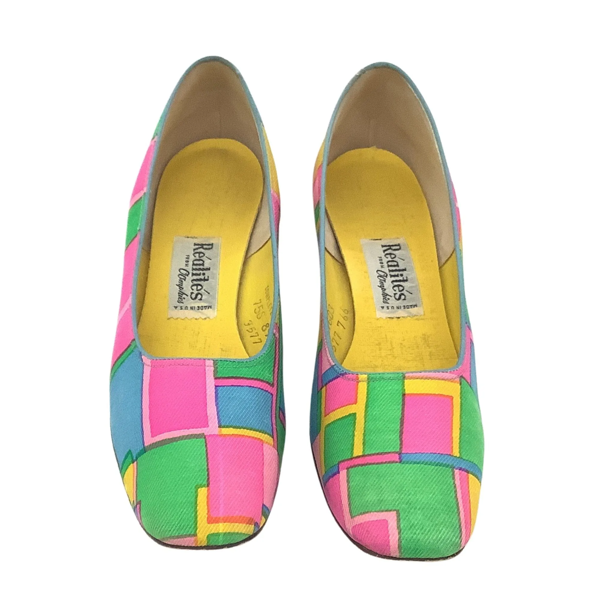 Realities Color Block Heels