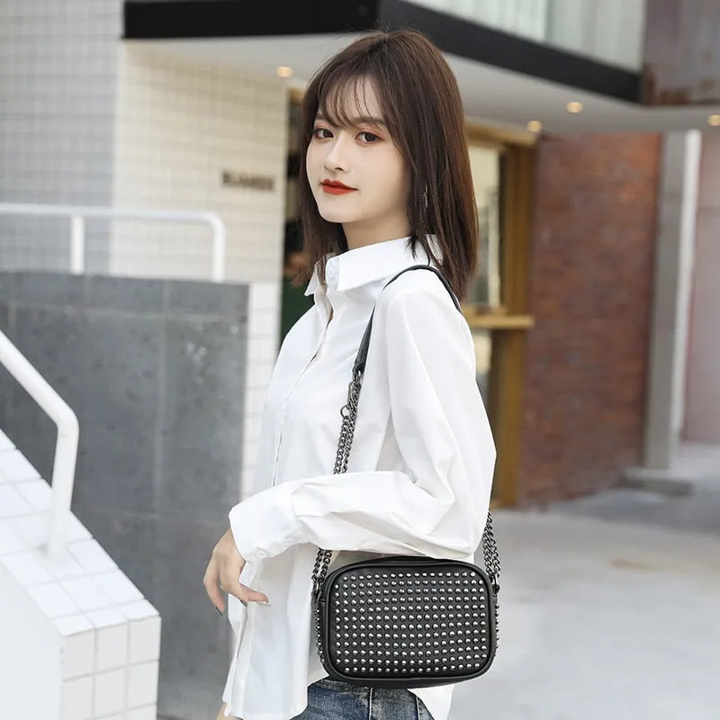 Rivet Shoulder Bags