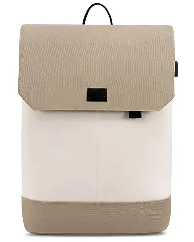 School Backpack Teen 15.6 Inch Backpack School Teen with USB Charging Port & Laptop Compartment, Anti Theft School Bag