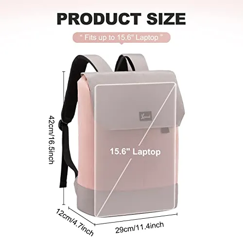 School Backpack Teen Backpacks Waterproof School Backpack with Laptop Compartment 15.6 Inch & Anti Theft Backpack for Uni, School, Travel & Office
