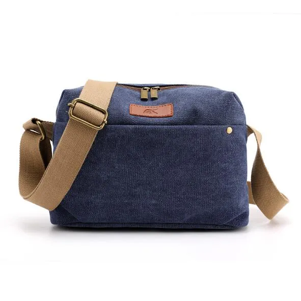 Simple Messenger Bags Women Canvas Shoulder Bag Women Cross Body Bag Vintage Crossbody Purse Ladies Brand Canvas Bags Gray bolsa