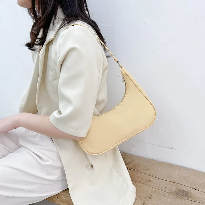 Solid Color Shoulder   Pouch