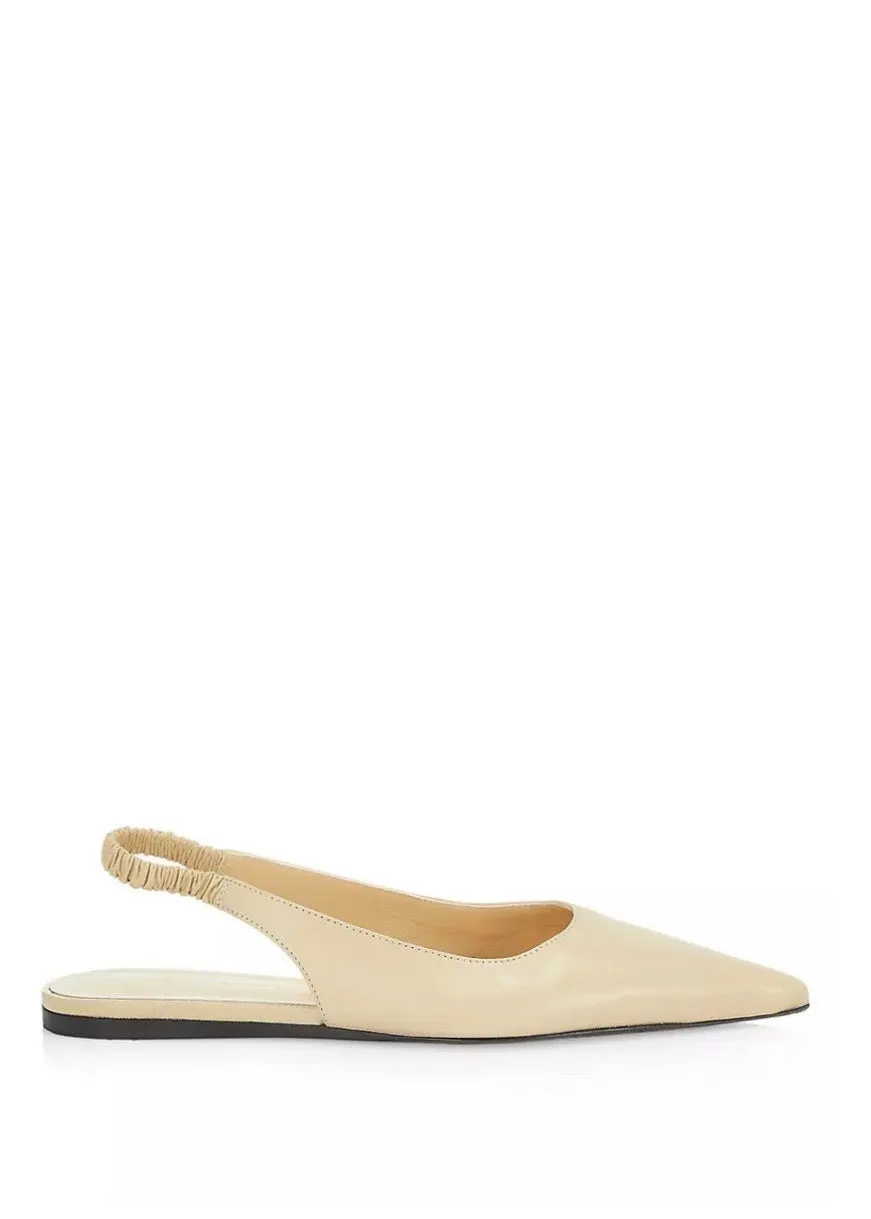 Spike Slingback Flats (Natural)