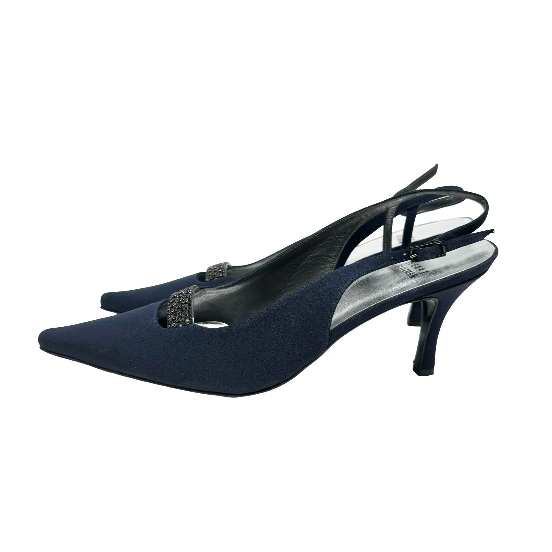 Stuart Weitzman Pointed Toe Slingback Heel