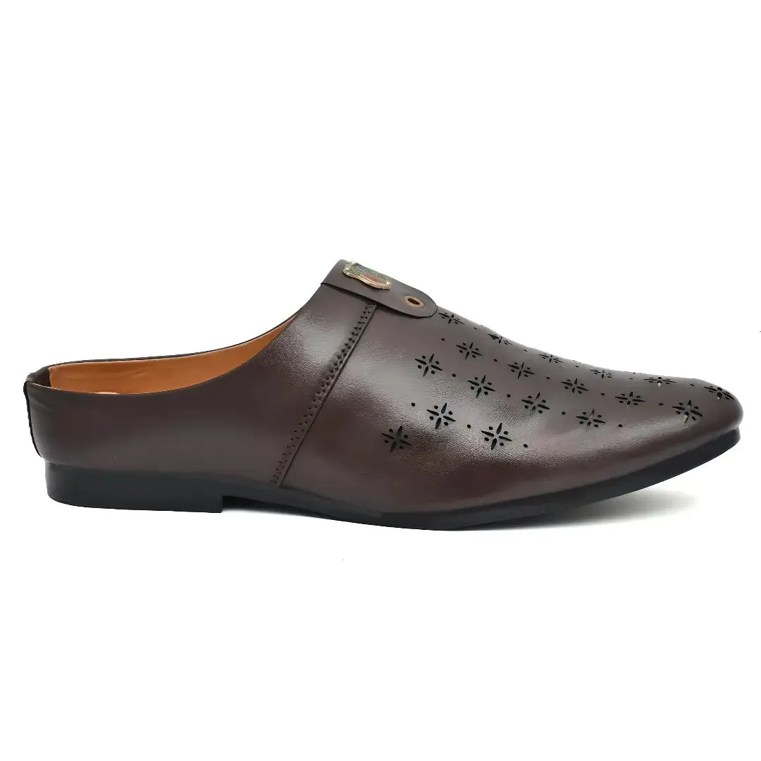 Stylist Half Loafers for Men in Brown Color