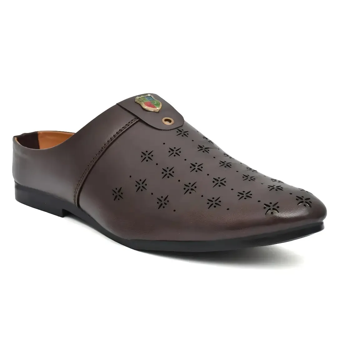 Stylist Half Loafers for Men in Brown Color