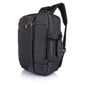 Suntop Dexter 3 Way Shoulder/ Hand Bag 16L Laptop Backpack(Black)