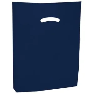 Super Gloss Die Cut Handle Bags - 12 x 15 - (Navy)