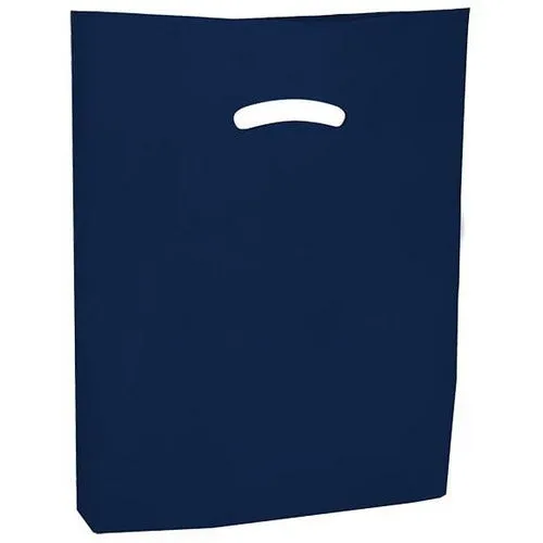 Super Gloss Die Cut Handle Bags - 12 x 15 - (Navy)